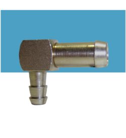 Dapco Elbow fitting 468489 is made of steel with a barb size of 0.310 inch and fits 0.25 inch ID hose